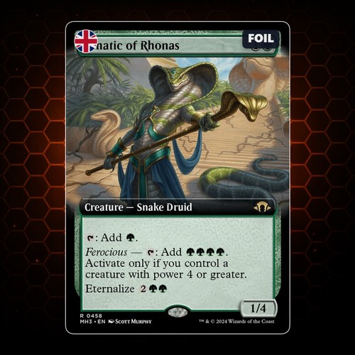 Mtg fanatic rhonas foil - -, of