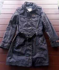 Khujo Mantel Boston Trenchcoat Übergang Anthrazit Größe S = 36 Top ?