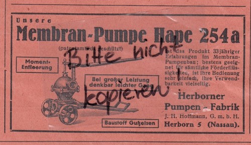 Herborn werbung 1934 h - 1934,,