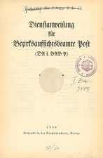 Dienstanweisung für