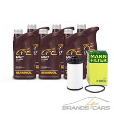 MANN HYDRAULIKFILTER + 6l DCT-FLUID GETRIEBEÖL FÜR VW GOLF PASSAT POLO SHARAN