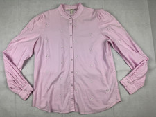 kragenlose Damenbluse mit