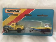 MATCHBOX SUPERFAST DOPPELPACK TP-119 FORD FLARESIDE PICKUP & SEAFIRE LAUNCH