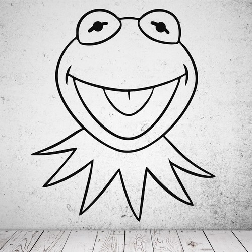 Wandtattoo kermit der - kermit,