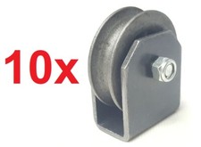 10 Stück - Drahtseilrolle Ø