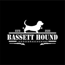 Basset Hound Aufkleber Auto