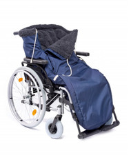 ROLLSTUHLDECKE / SCHLUPFSACK & SCOOTER VON ORGATHERM AUS WEBPELZ - GR : 5