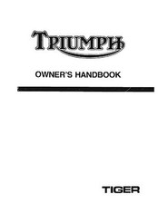 Triumph Owners Manual Book
