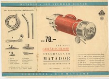 Reklameblatt Matador