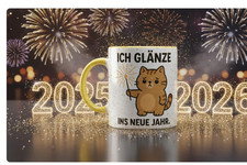 Silvester Glücksbringer Tasse