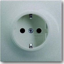 Busch-Jaeger Steckdose alu/si