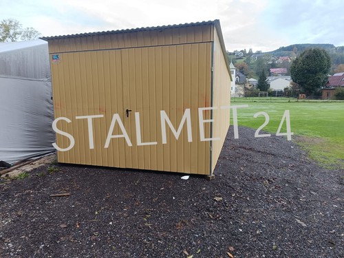 Blechgarage 3x7x2 20m ral1002 - +blechgarage, 3x7x2,20m