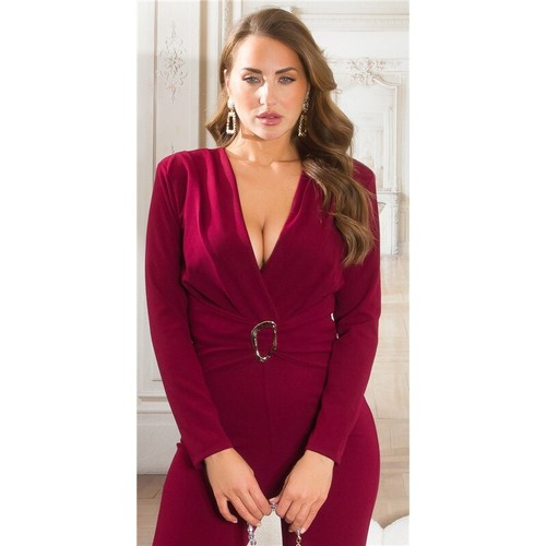 Damen langarm overall jumpsuit - overall,