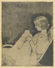 Emil Nolde - Junge Frau - Radierung 1906