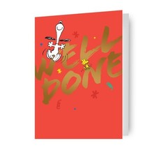 Peanuts Snoopy Well Done Karte