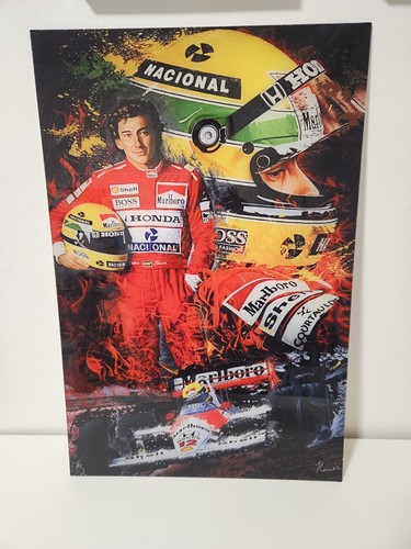 Ayrton senna acrylglas - f1,