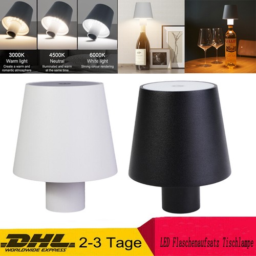 Led flaschenaufsatz tischlampe - led,