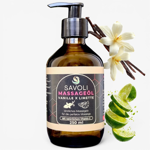 Savoli massageöl vanille - vanille, &
