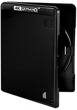 5 Stück 4K Ultra HD Blu-ray Doppel Leerhülle (Elite Hülle) 11 mm # 4K-HÜLLE-NEU