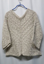 Vintage Strickpullover Damen Pullunder  70er Jahre Grobstrick Handarbeit M overs