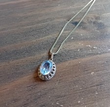 Blautopas Anhänger 333