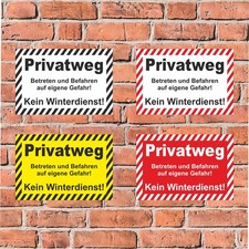 Privatweg Schild – Kein