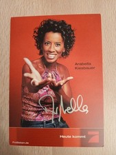 Autogrammkarte von Arabella Kiesbauer Druck Top Zustand 