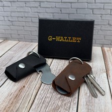 Schlüsseletui leder mit - leder,