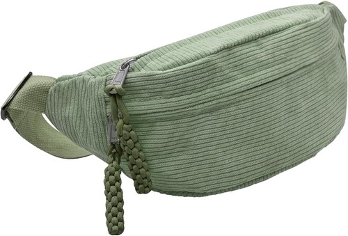 Bauchtasche cord grün - bauchtasche,