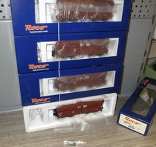 Roco H0 66019 ,  Set , DB Selbstentladewagen Erz-Wagen, Erz IIId, unbespielt