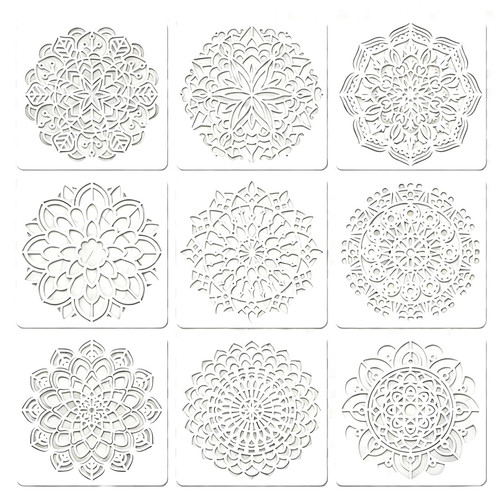 Stück mandala schablonen - stück,