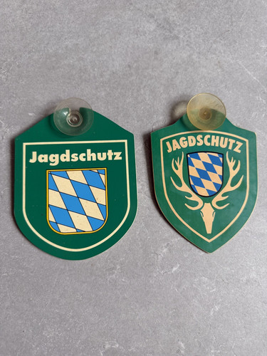 Jagdschutz bayern schild - 2x,