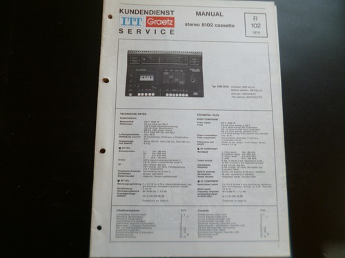 Original service manual - original,