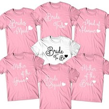 Junggesellinnenabschied Tops Hen Do Bride To Be Tribe T-Shirts individuell personalisiert Damen Tops