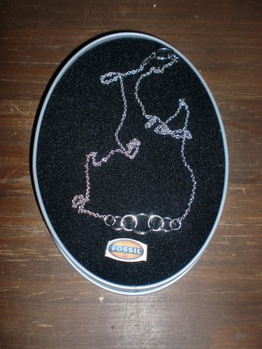 Fossil damen halskette - fossil,