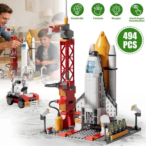 Space shuttle baukasten 494pcs - space,