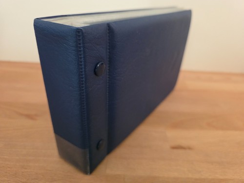 Fdc und briefealbum - briefealbum, blau