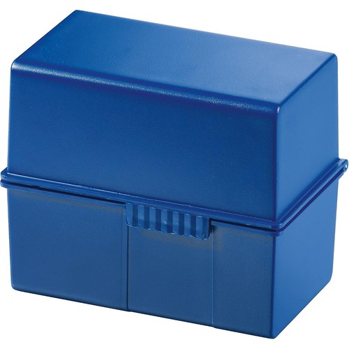 Karteibox din quer blau - din, a6