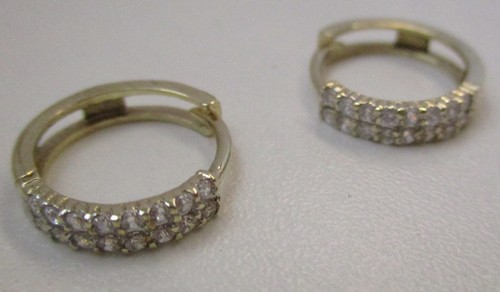 Elegante 333er gold creolen - 333er,