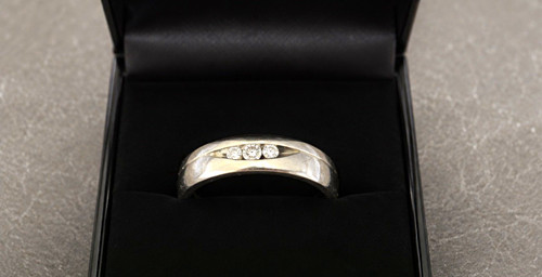 585 weißgold damen ring - weißgold,