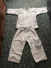 Judoanzug Kinder Gr. 130, Unisex, 100% Baumwolle