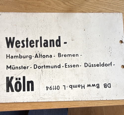 Zuglaufschild