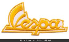VESPA LOGO Aufnäher Patch Bügelbild Roller Motorroller Scooter Italien yellow