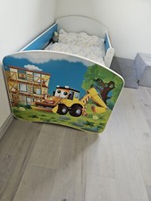 ACMA Kinderbett mit Matratze und Schublade 140cm x 70cm