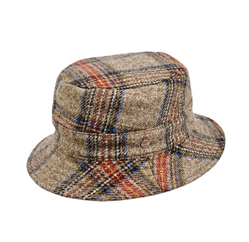 Bucket hat donegal tweed - hat, donegal-tweed