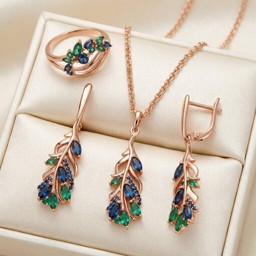Schmuckset lila zirkon - lila,