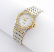 Omega Constellation 25mm Stahl/Gold Lady Diamanten Ref. 795.1202