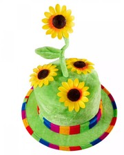 Sonnenblumen faschingshut aus - sonnenblumen,