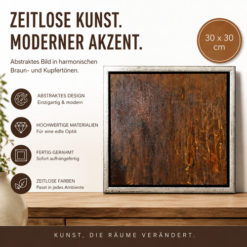 Abstraktes originalbild 30x30 - abstraktes,