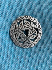 Wikinger Brosche Anstecker Keltischer Knoten von St. Justin nordisch-keltisch